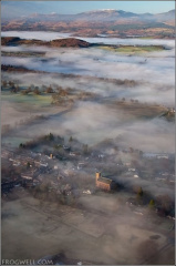 Muthill from the air